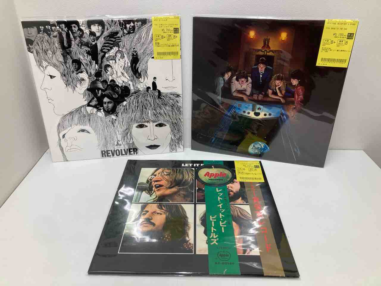 ビートルズ LP リボルバー OP- 7600 水色V 帯 赤盤 補充表 【公式通販】