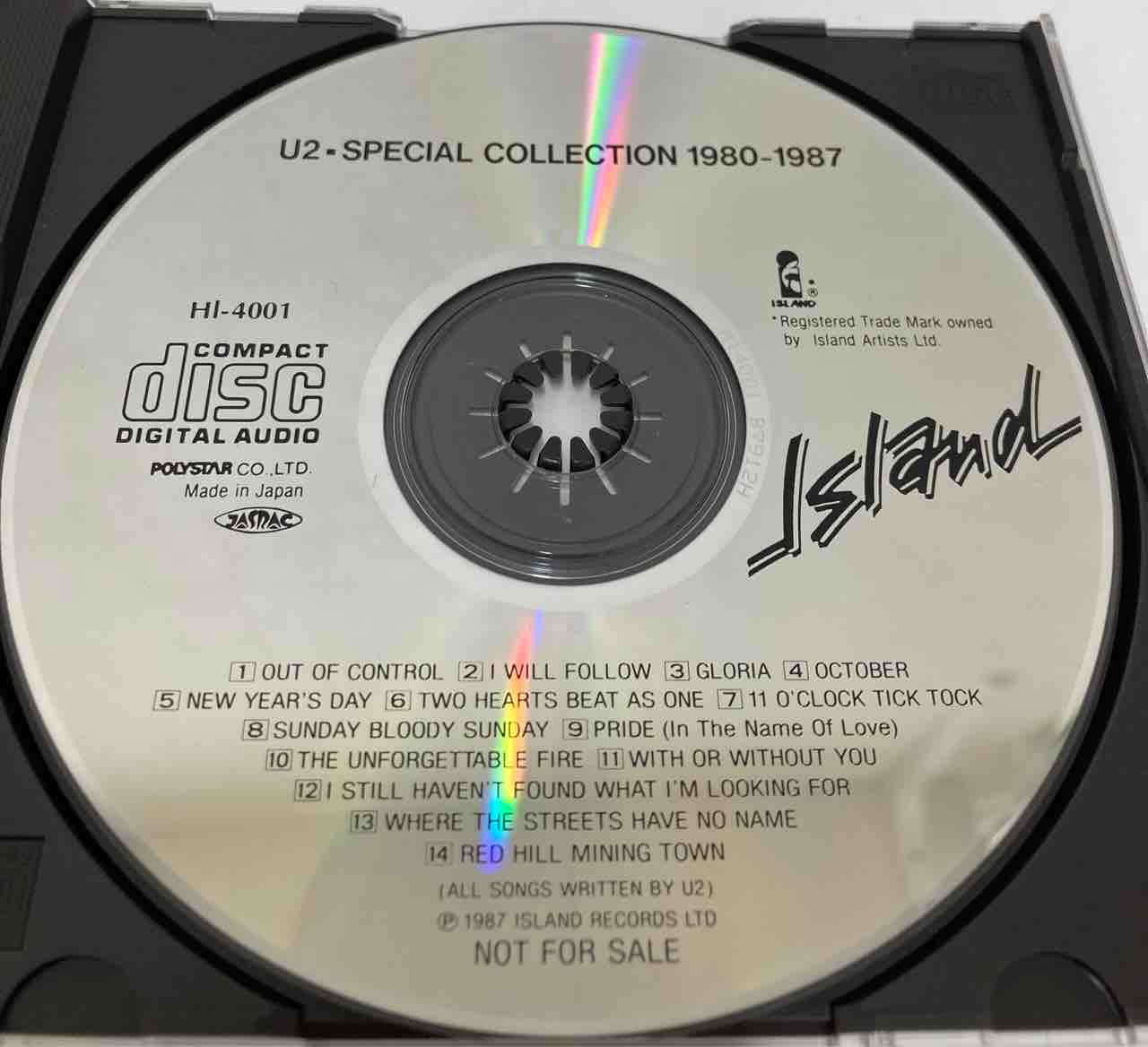 ◤U2◢【SPECIAL COLLECTION 1980-1987】超激レア！プロモーション