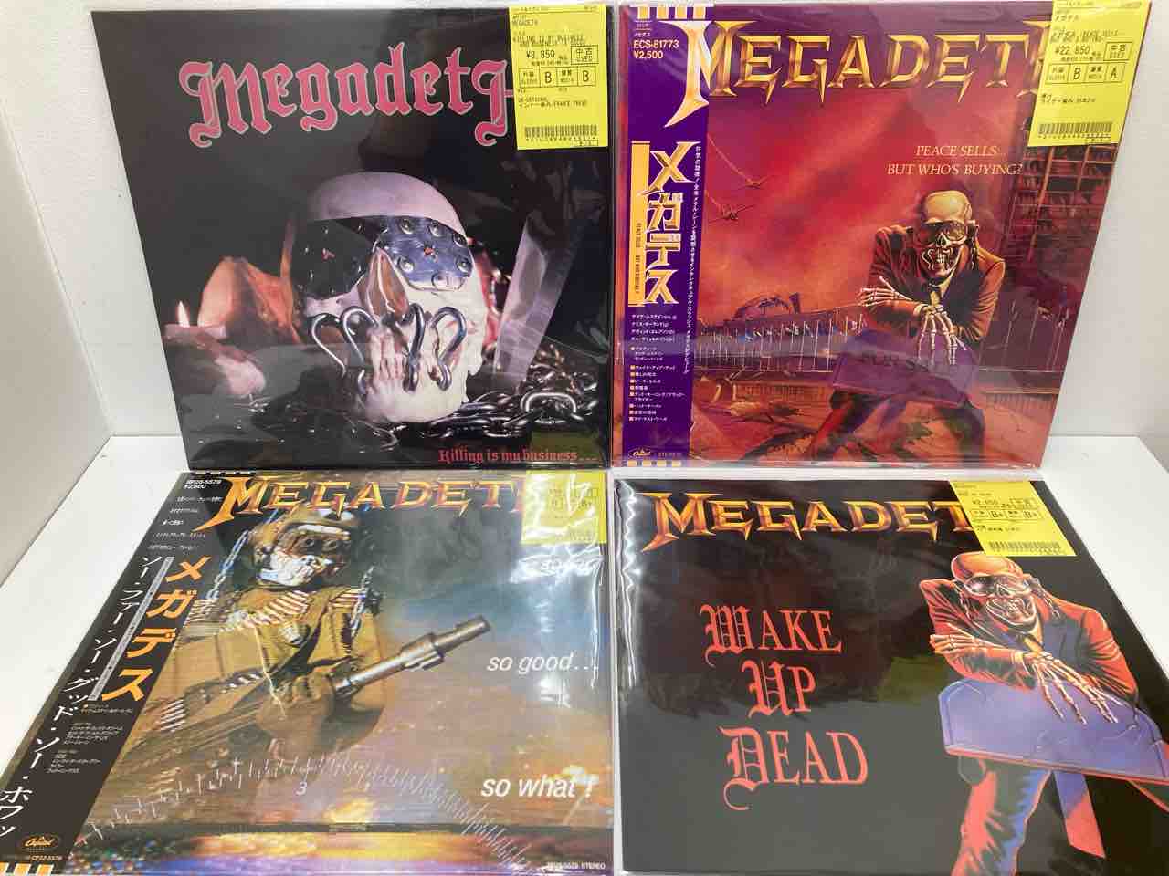 METALLICA、SLAYERなどのBIG 4他THRASH名盤多数、メタル新着中古 METALLICA、SLAYERなどのBIG 4他THRASH名盤多数、メタル新着中古