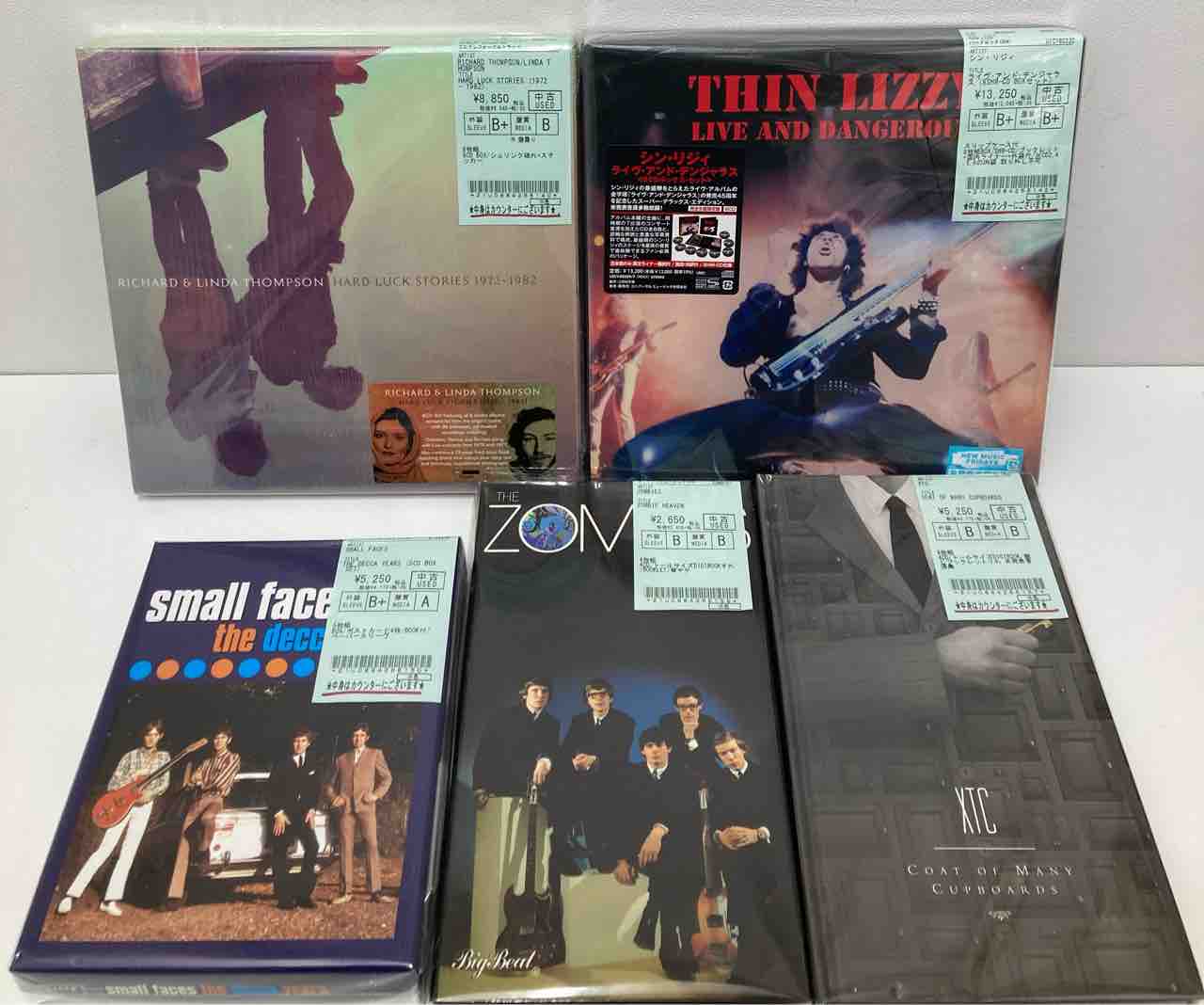 THIN LIZZY/CHEAP TRICK/RONNIE LANE などロック 中古CD BOXセット