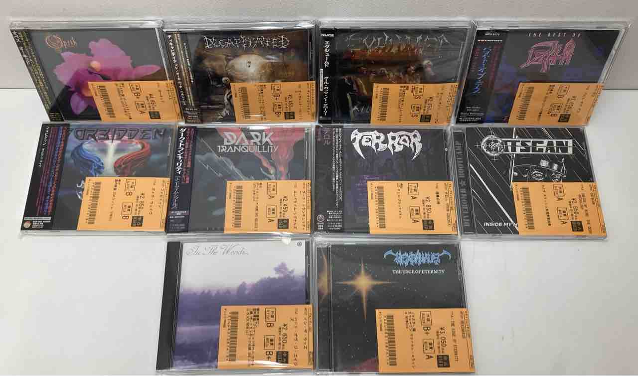 デスメタルCD 8枚 メタル中古CD新入荷情報 : ディスクユニオン中野店