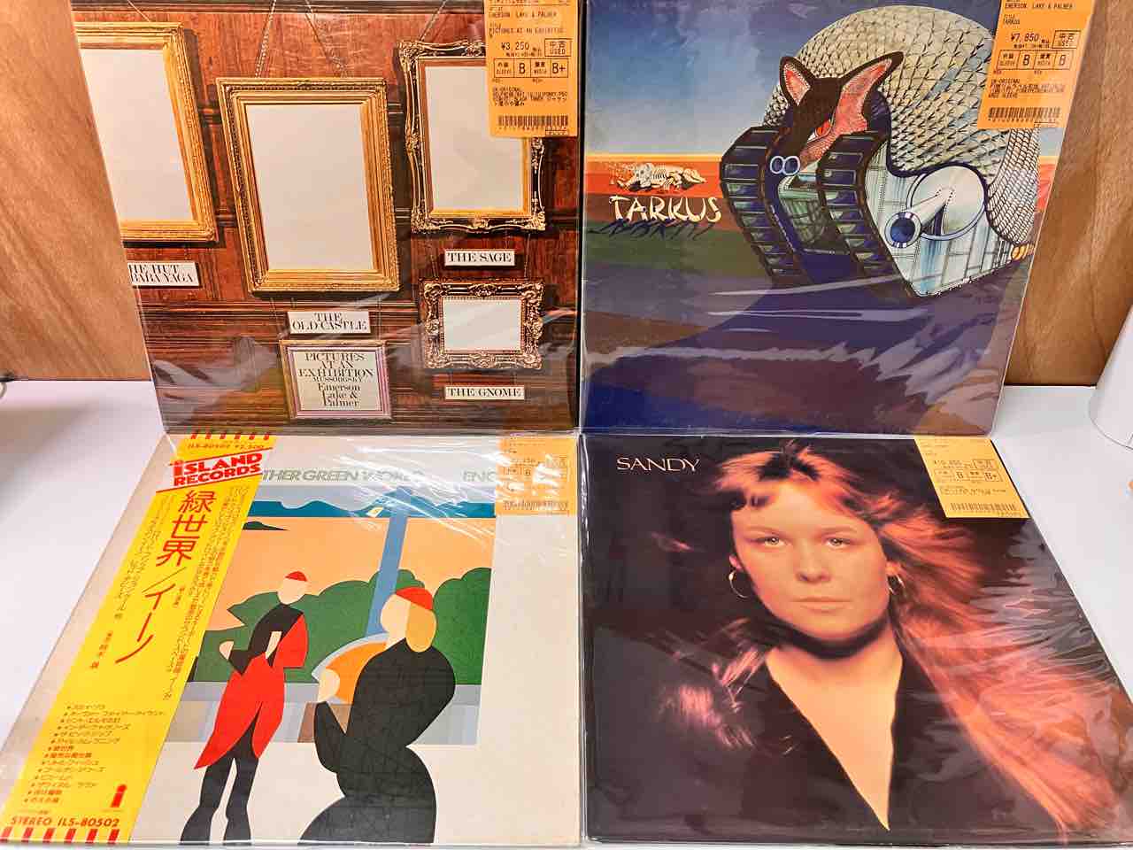 BRIAN ENO」「EMERSON, LAKE & PALMER」他 プログレ新着廃盤レコード