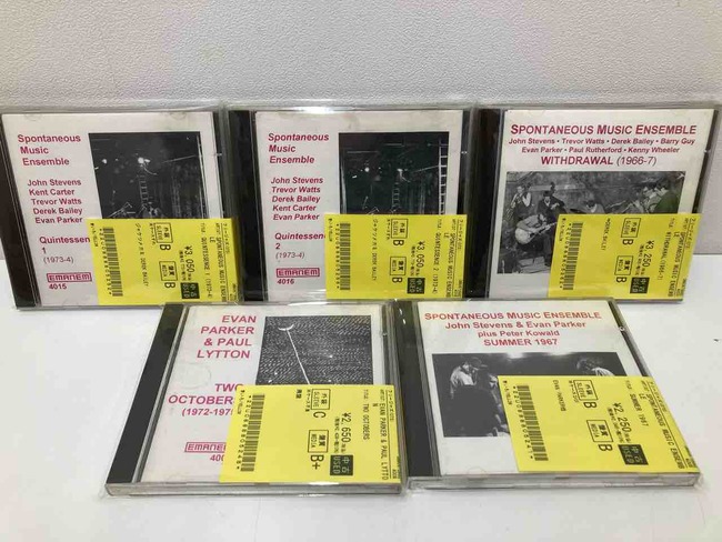 阿部薫 1971 CD3枚組＋特典CDセット 阿部薫、EVAN PARKER、HAN BENNINKなど FREE JAZZ中古CDまとまって入荷