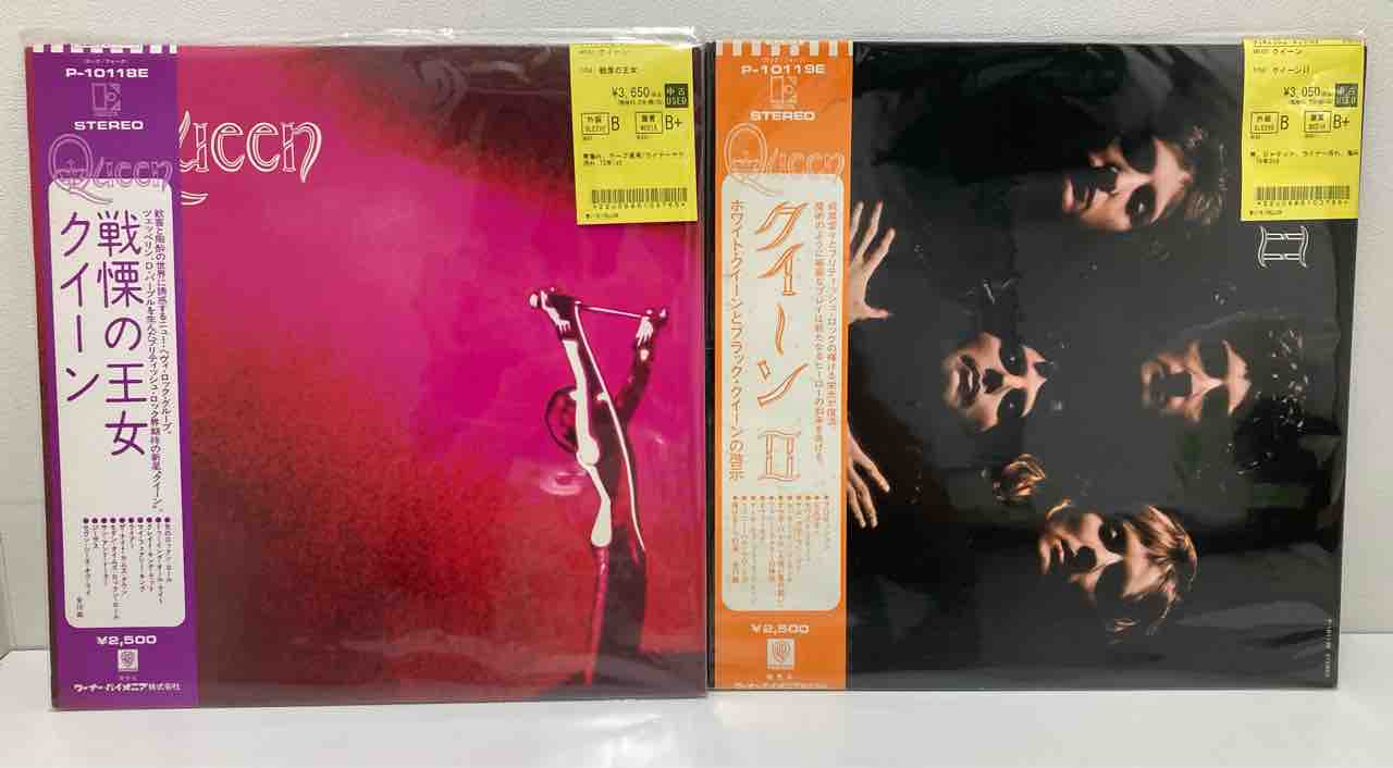 クイーン　旧規格国内盤帯付ＣＤ７枚セット クイーン中古レコードまとまって入荷いたしました。 : ディスク