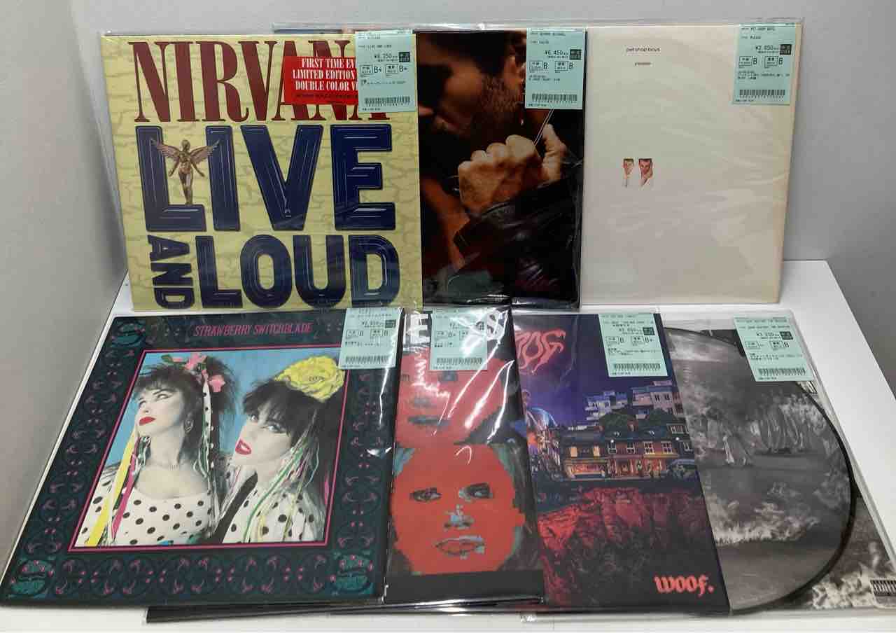 NIRVANA30周年記念未開封BOXなど！80'90'ロック中心にオールジャンル
