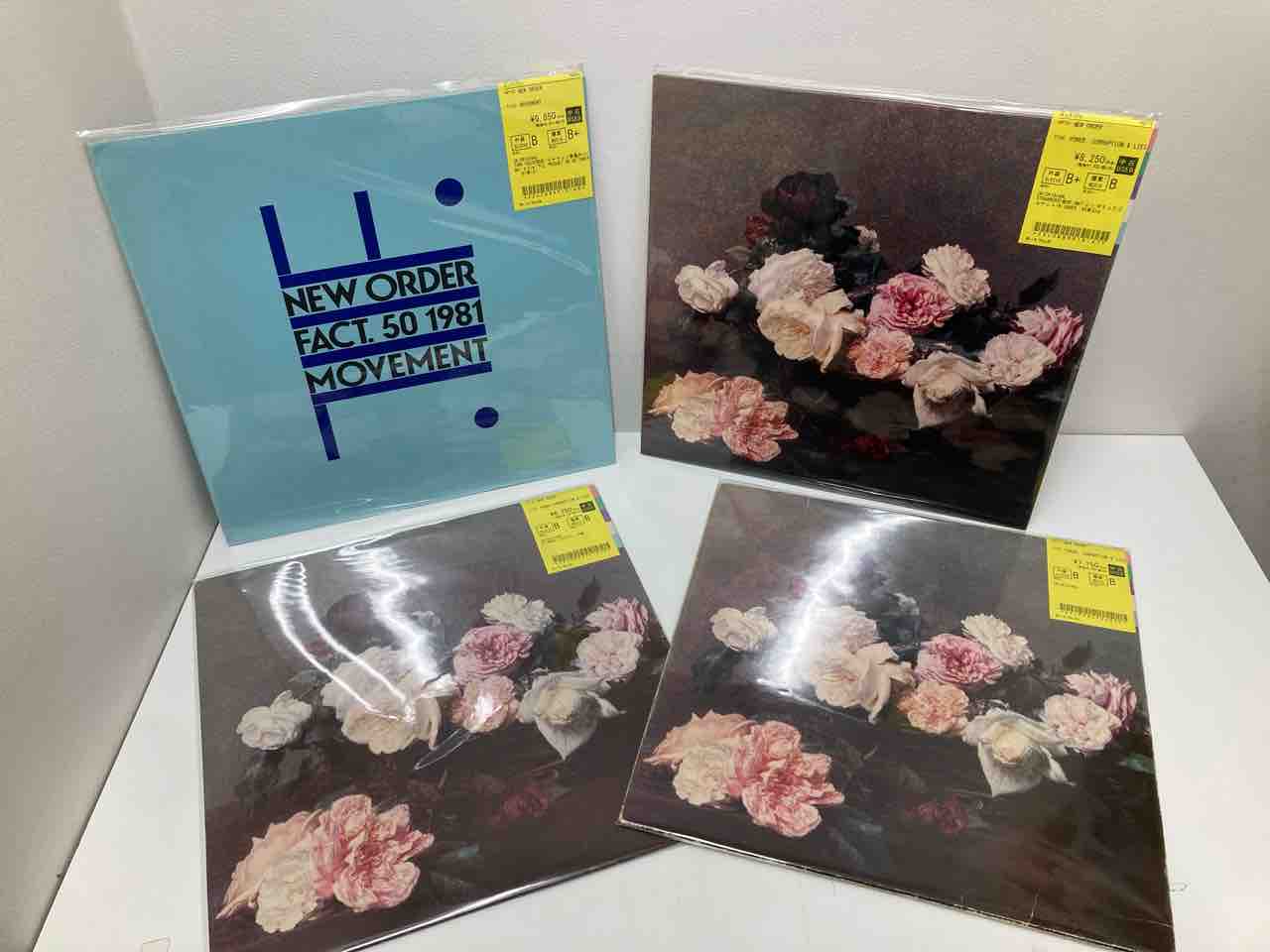 NEW ORDER、JOY DIVISIONの中古レコードがまとめて入荷いたしました