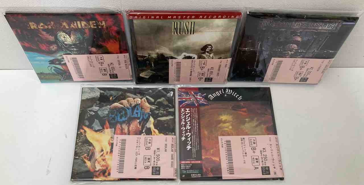メタル中古紙ジャケットCDがまとまって入荷いたしました