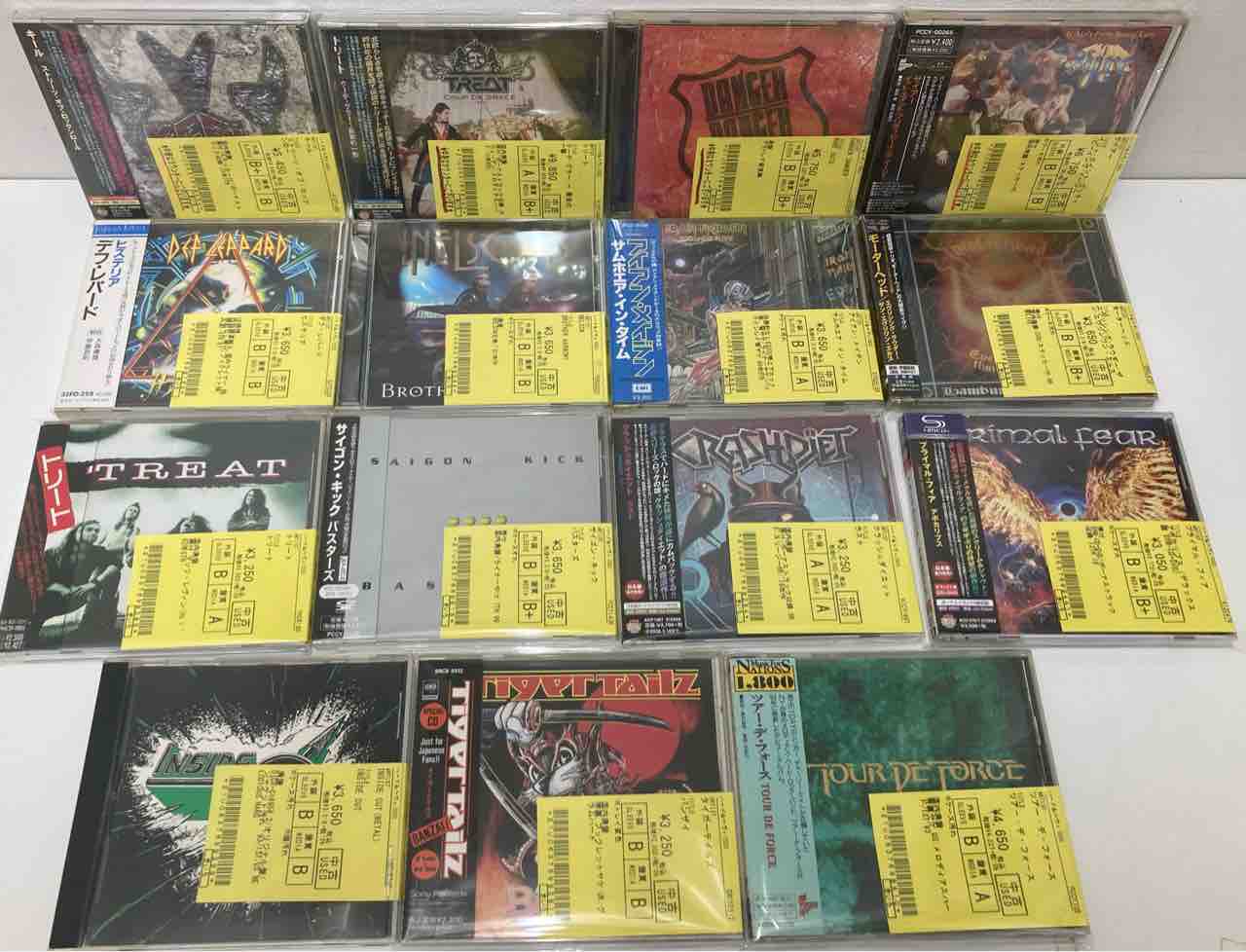 国内廃盤、初期規格盤、限定盤を含むメタル中古CDが多数入荷いたしまし