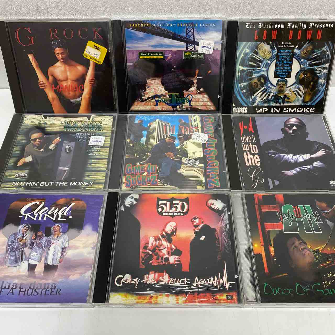 G ROCK、FLY NATE THE BANKSTA、LIL JAZZ、Y-Dほか、G-RAPレア盤CD