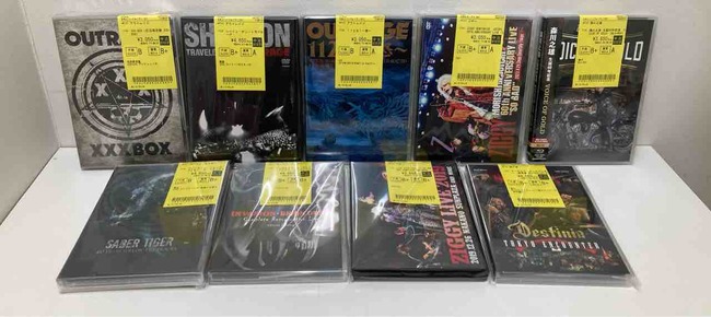 G.W.セール】J-メタルの映像作品がまとまって入荷いたしました