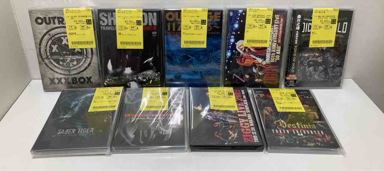 G.W.セール】J-メタルの映像作品がまとまって入荷いたしました