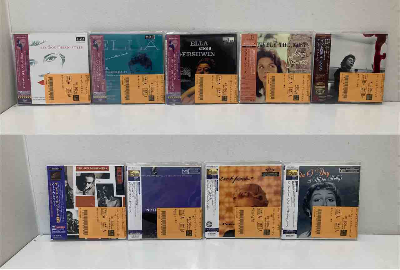 ◇ジャズヴォーカル◇帯付中古紙ジャケットCDがまとめて入荷いたしまし