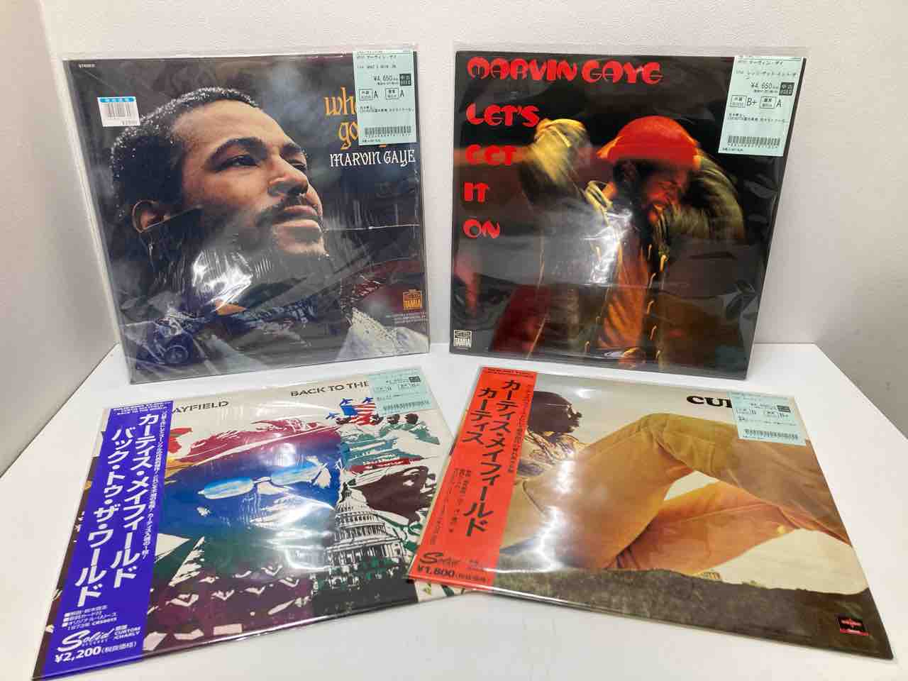 MARVIN GAYE”、”MICHAEL JACKSON”などソウル名盤を含む中古レコードが