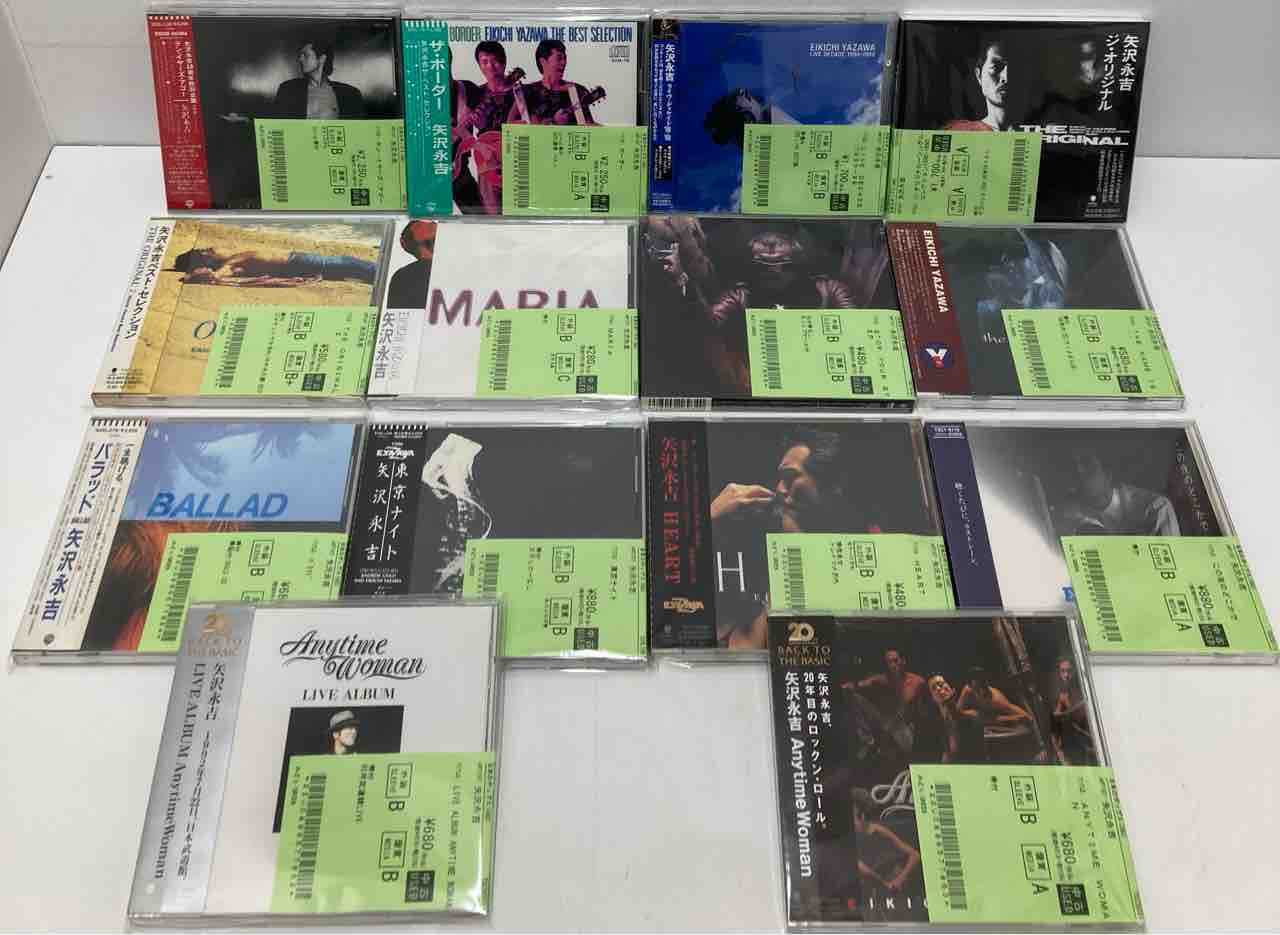 矢沢永吉】中古紙ジャケット・CD などまとめて30点以上 入荷いたしまし
