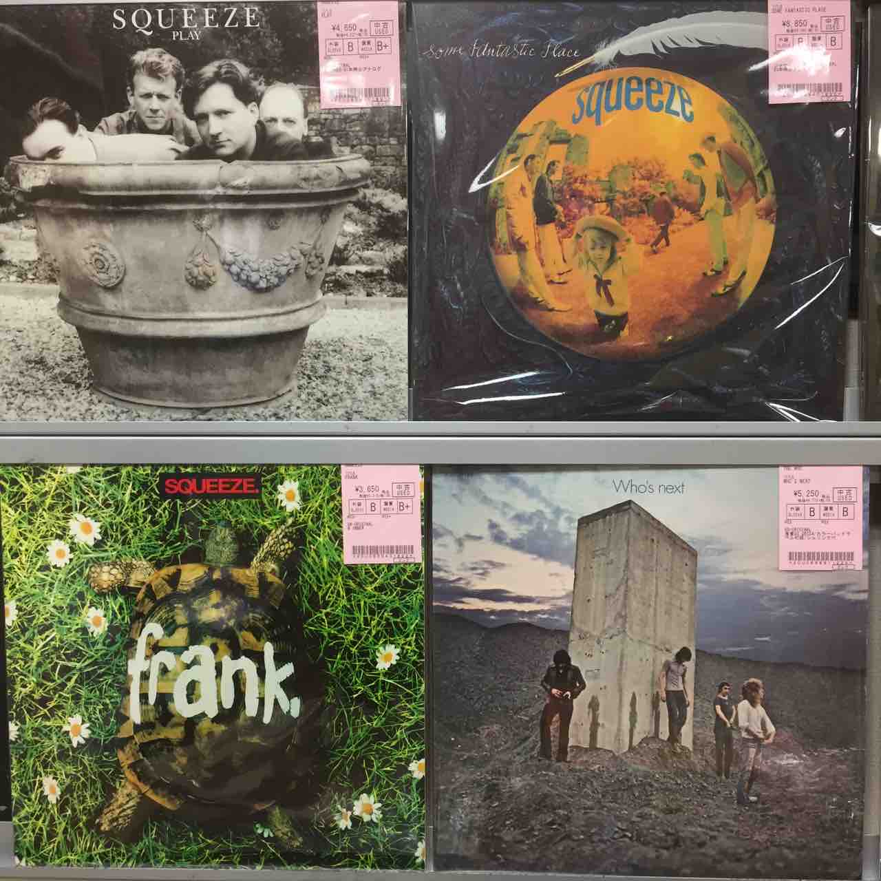 CLAIM、SQUEEZE、XTCなど オリジナル盤多数!ロック中古レコード CLAIM、SQUEEZE、XTCなど オリジナル盤多数!ロック中古レコード
