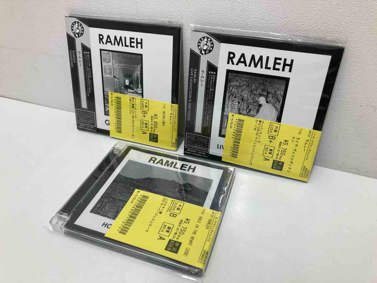 RAMLEHはじめ、ノイズ/アヴァンギャルドの中古CDがまとめて入荷いたし