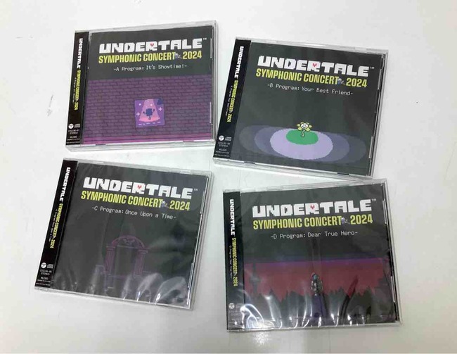 undertale コンサート CD フルセット 4枚 来場者限定 新品未開封 undertale コンサート CD フルセット 4枚 来場者限定 新品未開封