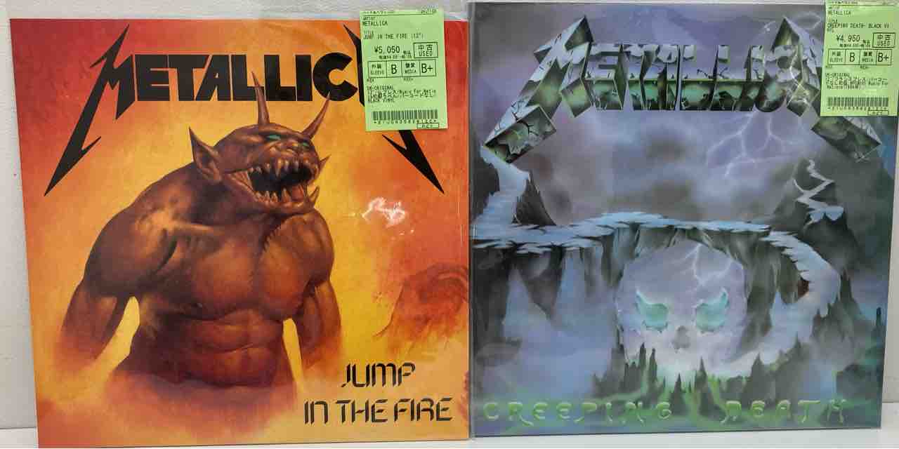 METALLICA』や『W.A.S.P.』『DEF LEPPARD』『DIO』の中古12