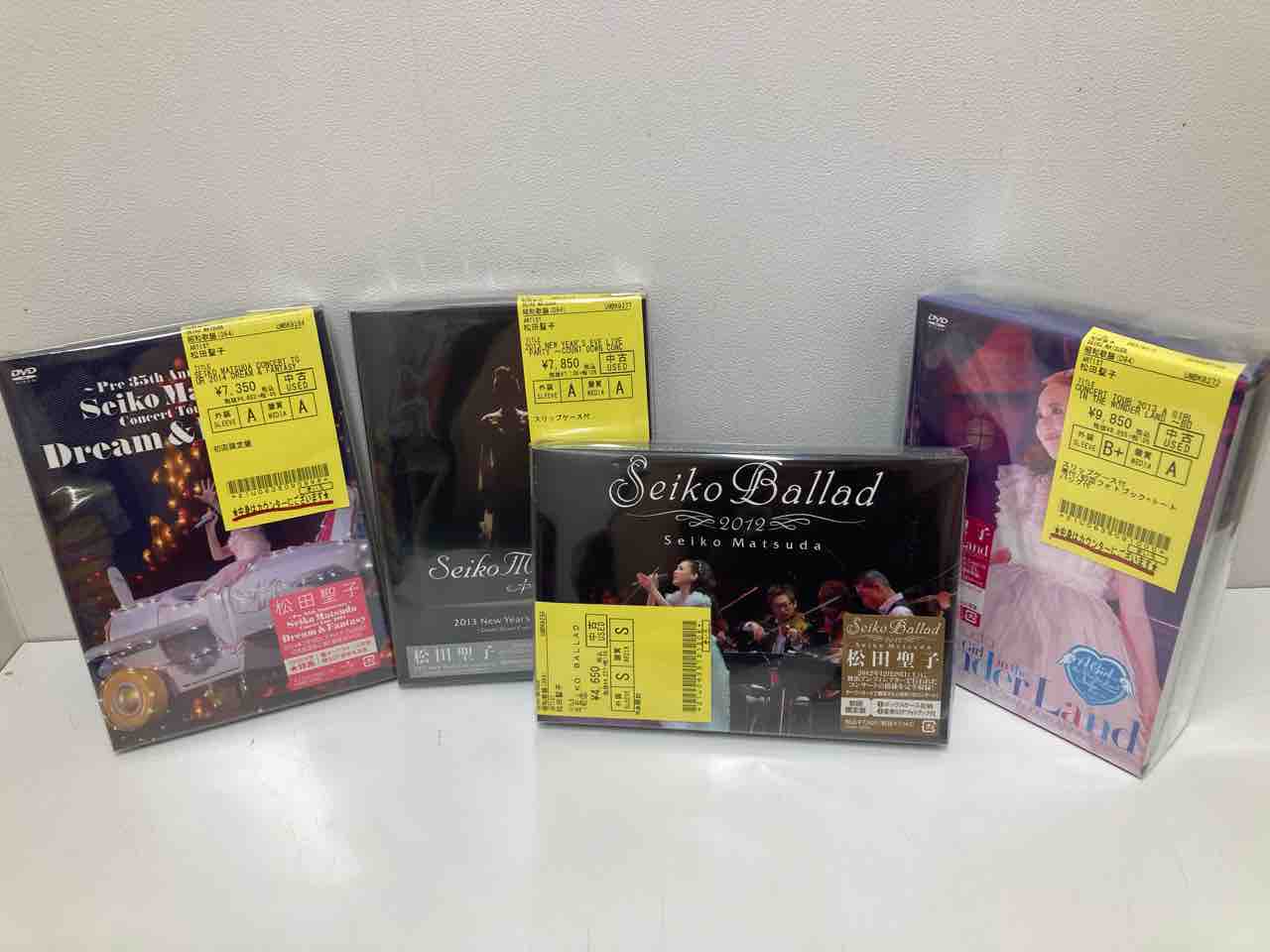 松田聖子〉中古ライブDVDまとめて入荷致しました〈廃盤多数 松田聖子〉中古ライブDVDまとめて入荷致しました〈廃盤多数