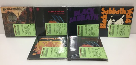 ブラック・サバス テイチク盤旧規格6タイトルセット 日本盤 帯