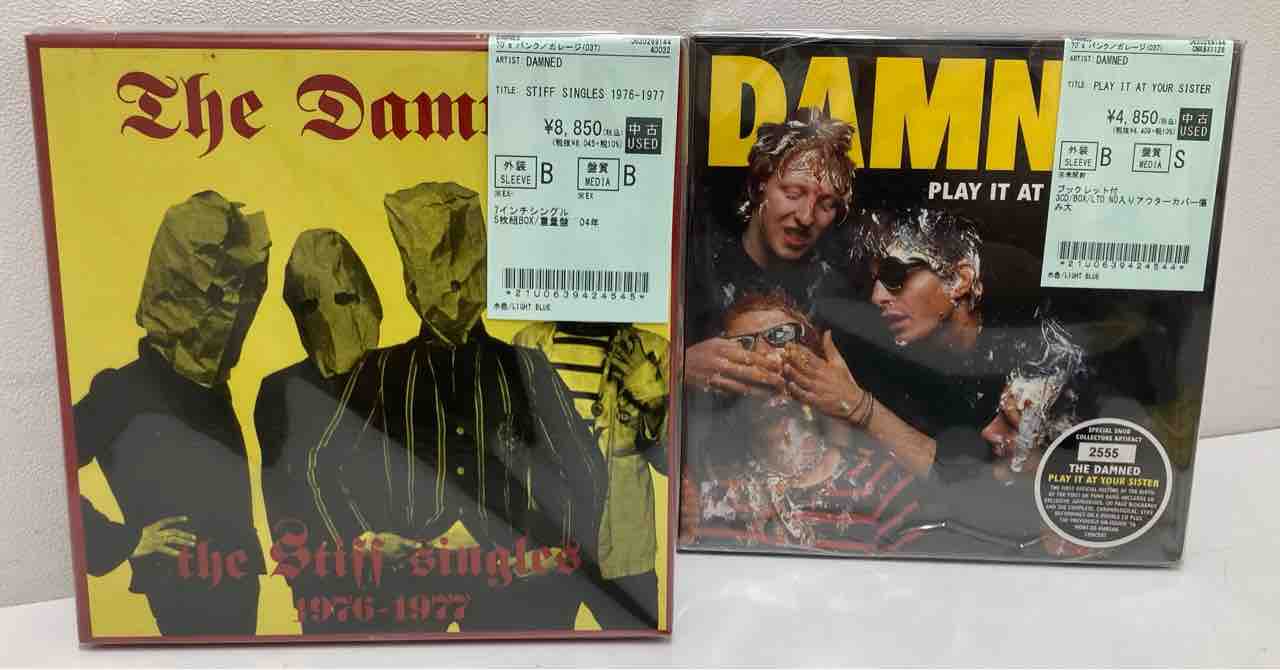 パンク】SEX PISTOLS、DAMNED中古7inchBOX,CDBOX入荷致しました パンク】SEX PISTOLS、DAMNED中古7inchBOX,CDBOX入荷致しました