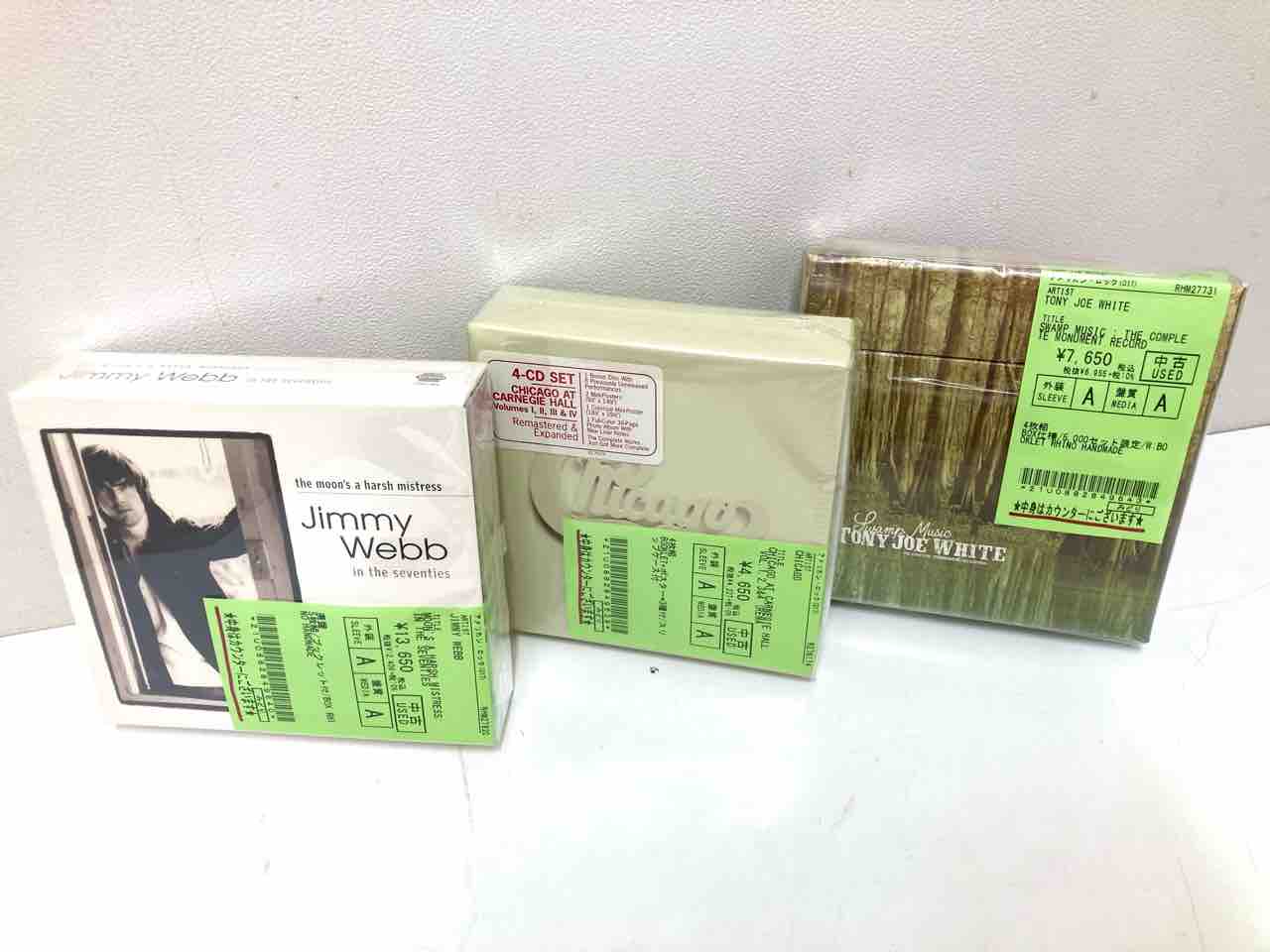 ボブ・ディラン、ジミィ・ウェブ、ジョージハリスン等 中古CD BOX 