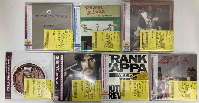 フランク・ザッパ 紙ジャケット中古CD大量入荷致しました