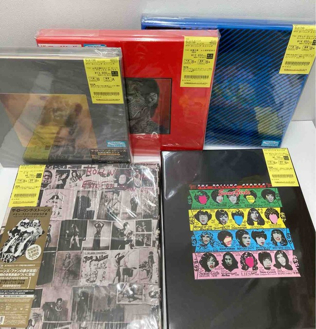 ローリング・ストーンズ&日本のロック 中古BOXまとめて入荷いたしまし