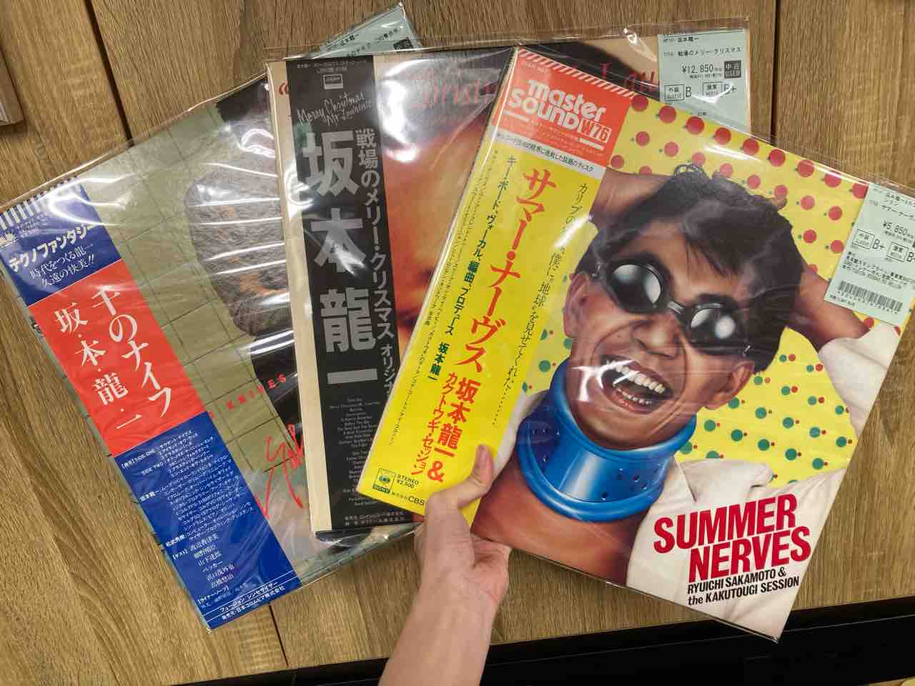 帯付中古レコード！坂本龍一/タイマーズ/ジミヘン/ツェッペリンなど