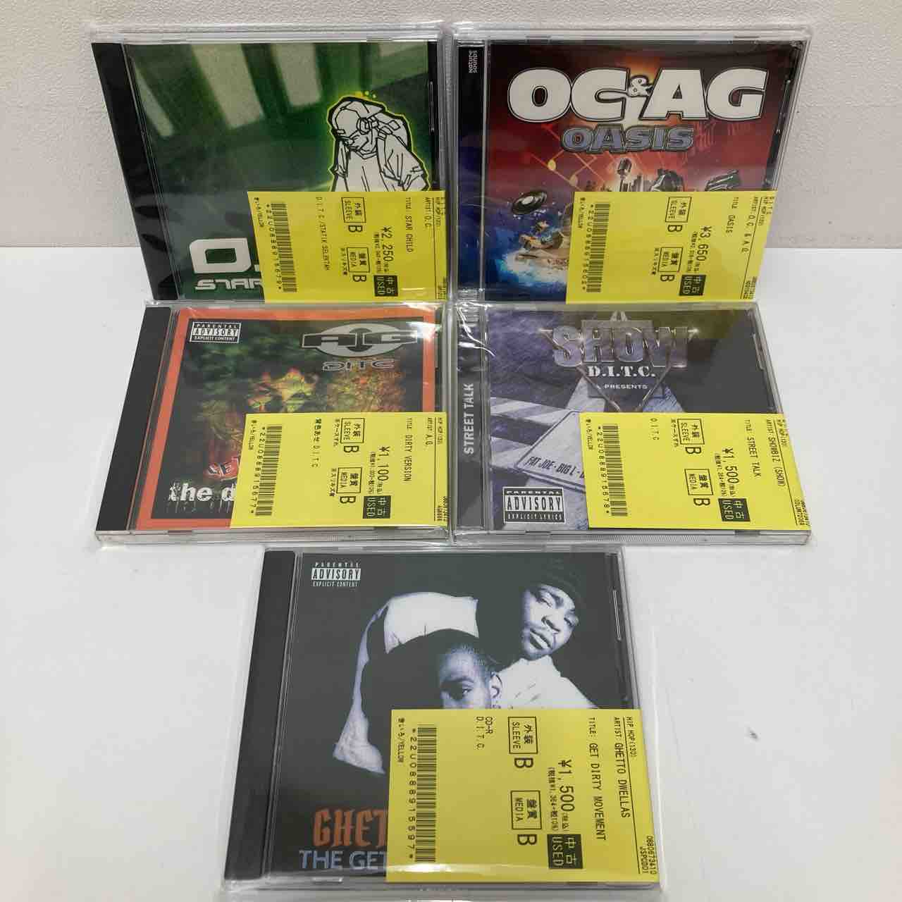 WU-TANG,D.I.T.C.,GANG STARR関連など！HIP HOP CLASSIC CD入荷