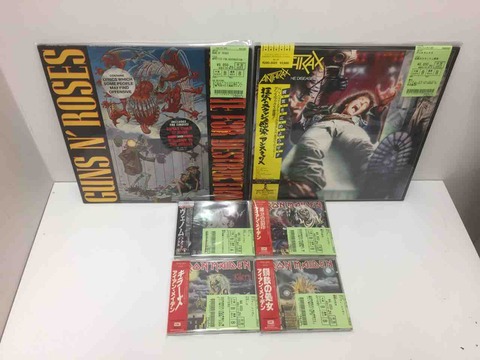 GUNS N' ROSES/アンスラックス/アイアン・メイデンなど メタル