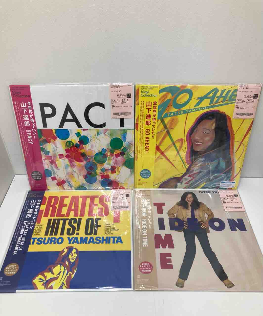 山下達郎　LPレコード　4枚　まとめ売り　当時物　帯付きあり 山下達郎』 帯付き中古レコード4タイトル入荷いたしました : ディスク