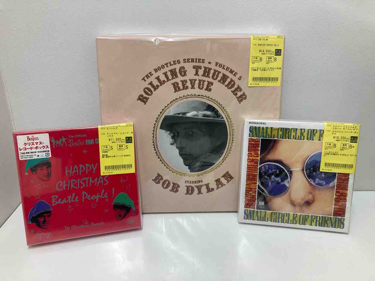 BOB DYLANなど、ロック中古レコードBOXが入荷いたしました