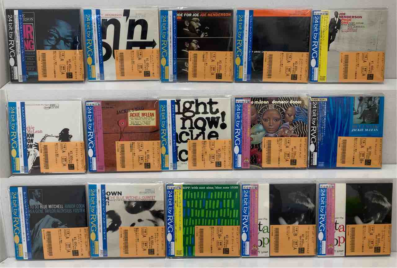 ◇JAZZ◇ブルーノート帯付中古紙ジャケットCDが入荷いたしました