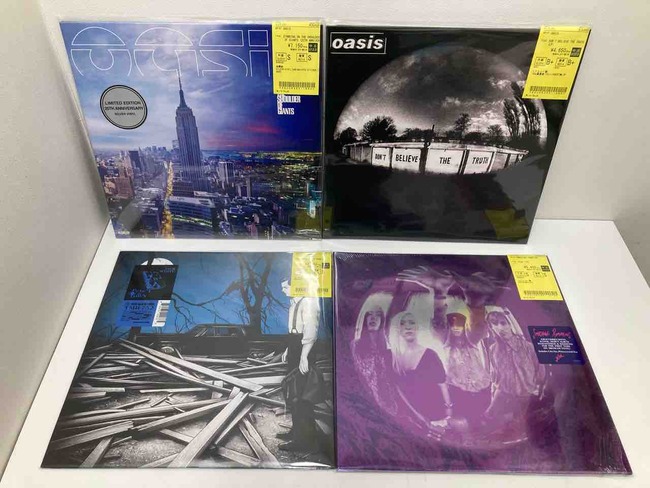 OASISやPAUL WELLER、HIGH LLAMASなど中古ロックレコードが入荷いたし
