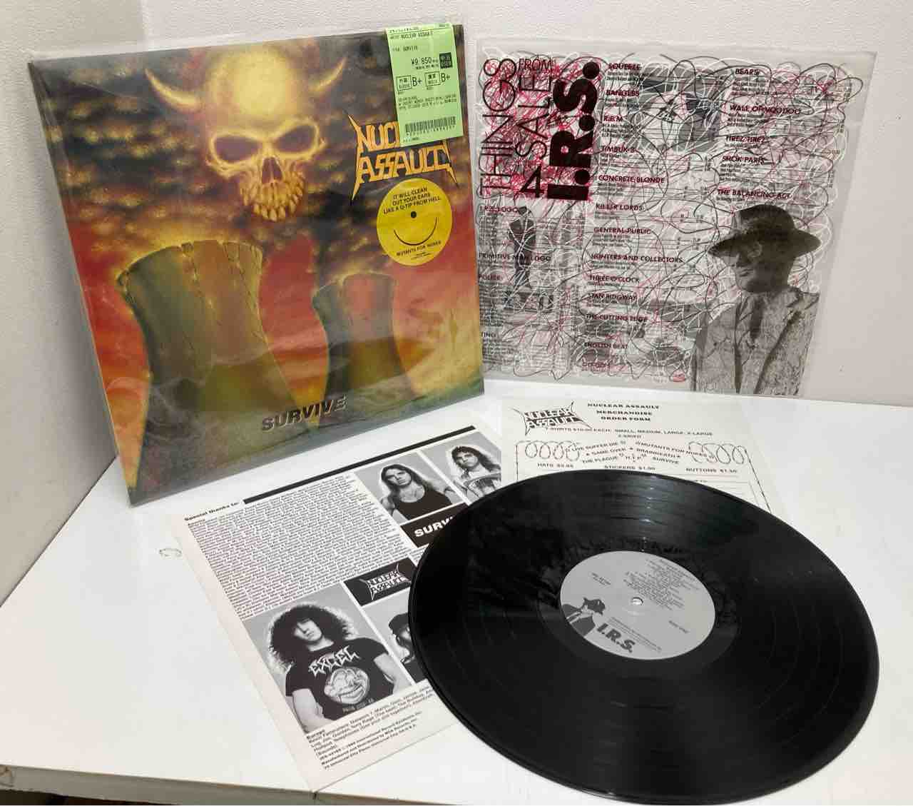 NUCLEAR ASSAULT』/SURVIVE USオリジナル盤や『AGENT STEEL』各種