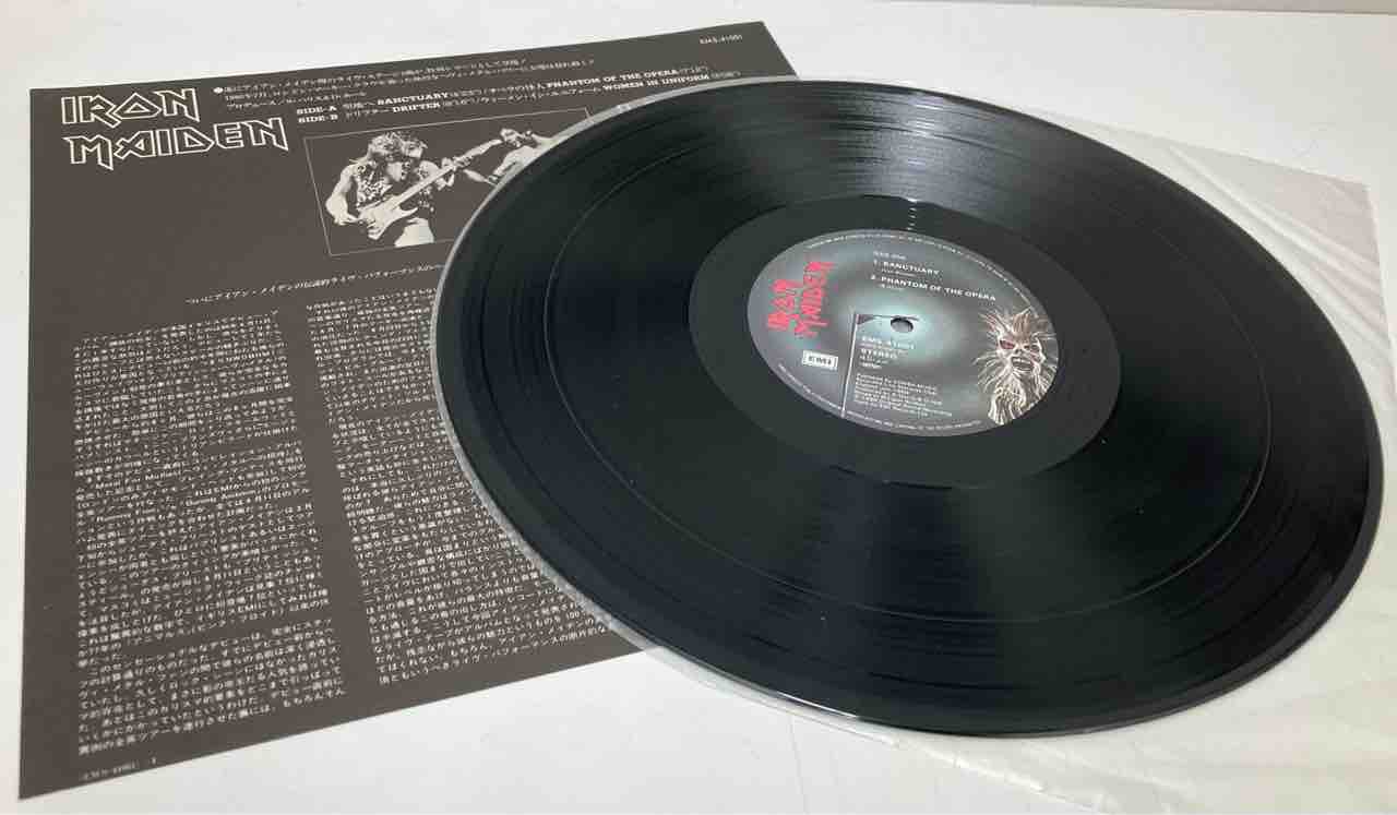 アイアン・メイデン】帯付国内盤中古レコードが入荷いたしました アイアン・メイデン】帯付国内盤中古レコードが入荷いたしました