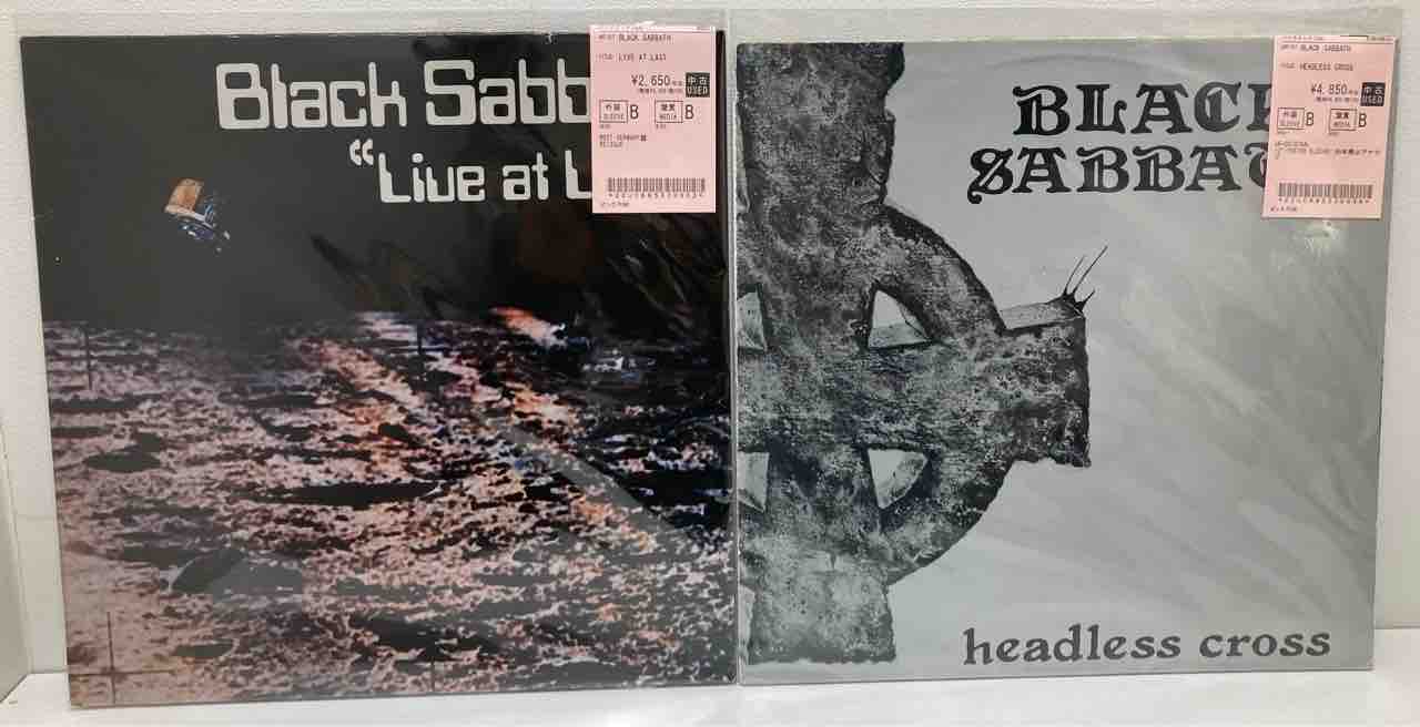 BLACK SABBATH】【OZZY OSBOURNE】各種オリジナル盤中古レコードが