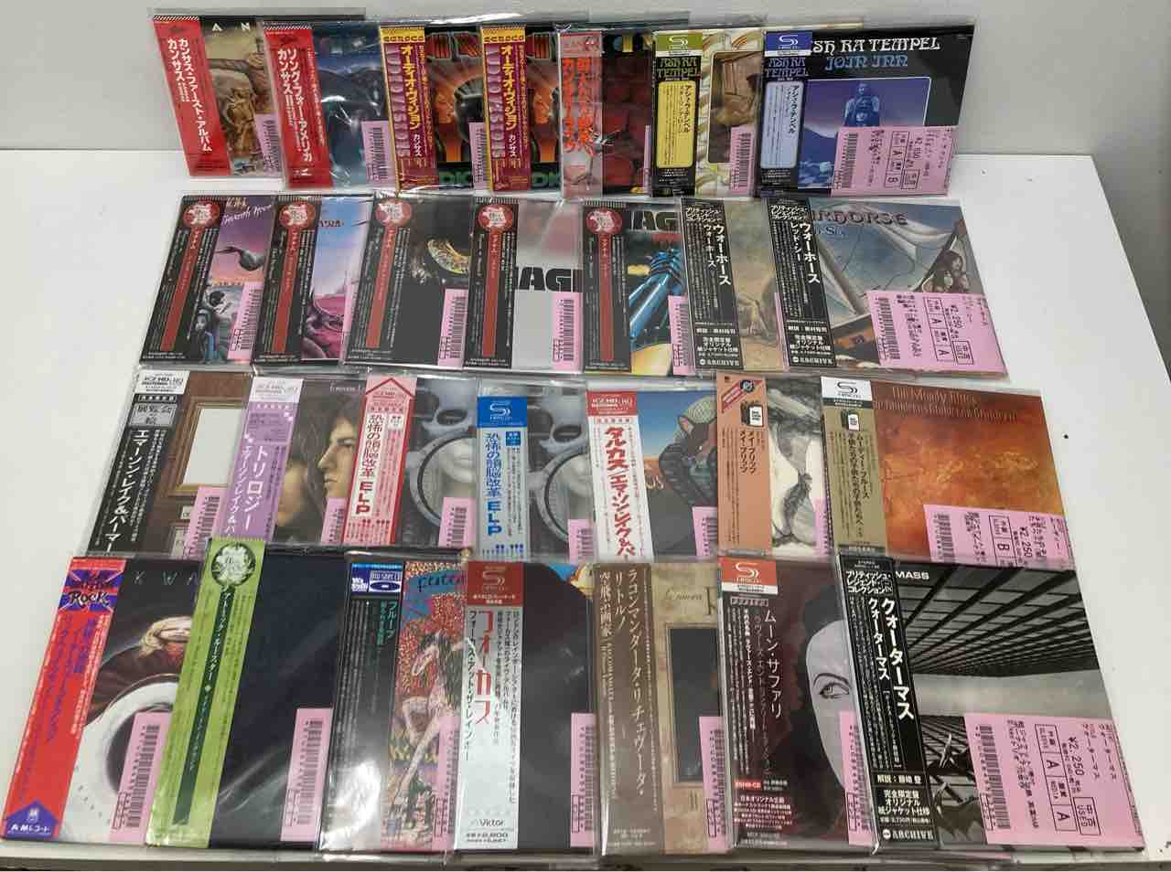 大量入荷】ロック・プログレ中心に約600点以上の中古紙ジャケCD 入荷 