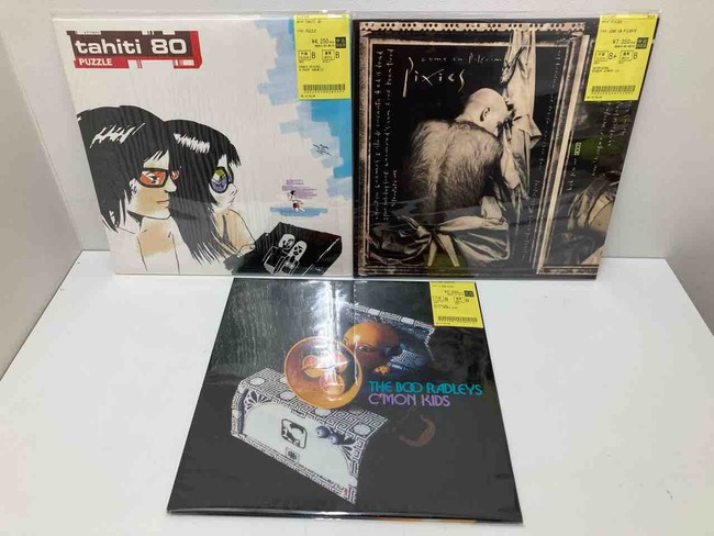 PIXIES,BOO RADLEYS,TAHITI 80の中古レコード入荷いたしました