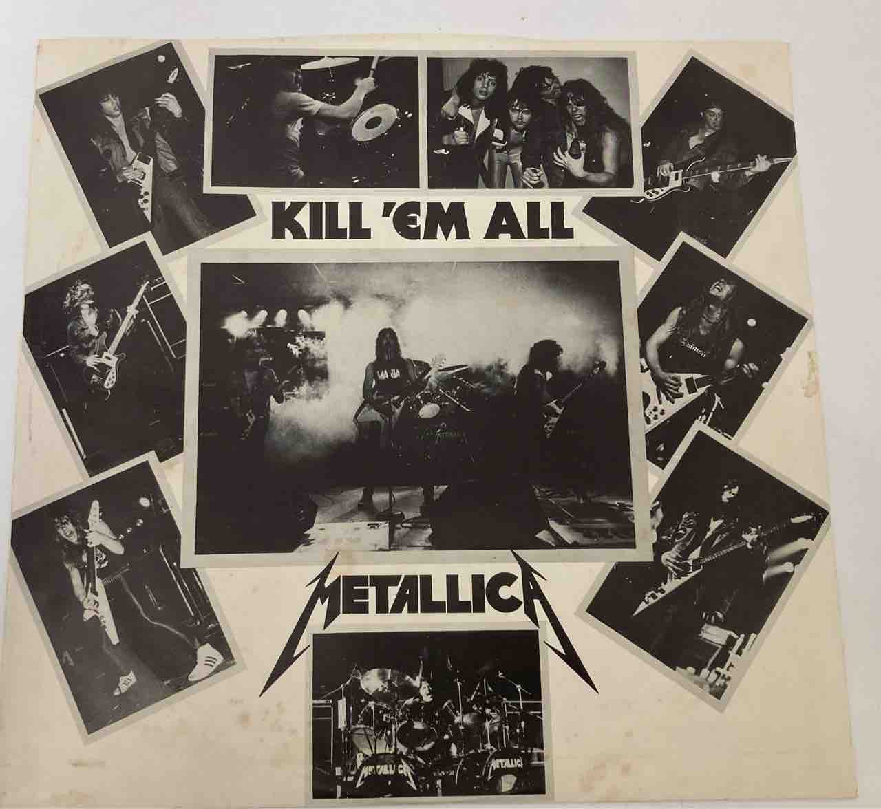 メタリカ]の『KILL 'EM ALL』のUSオリジナル盤中古レコードや