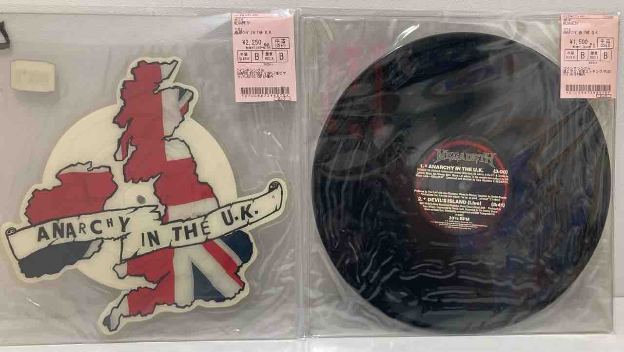MEGADETH』中古ピクチャーディスクレコードが入荷いたしました
