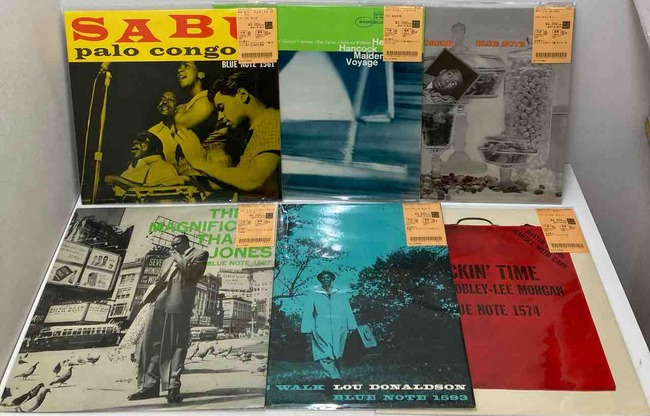 JAZZ国内盤帯付、元々帯なしシリーズ中古レコードまとめて入荷いたし