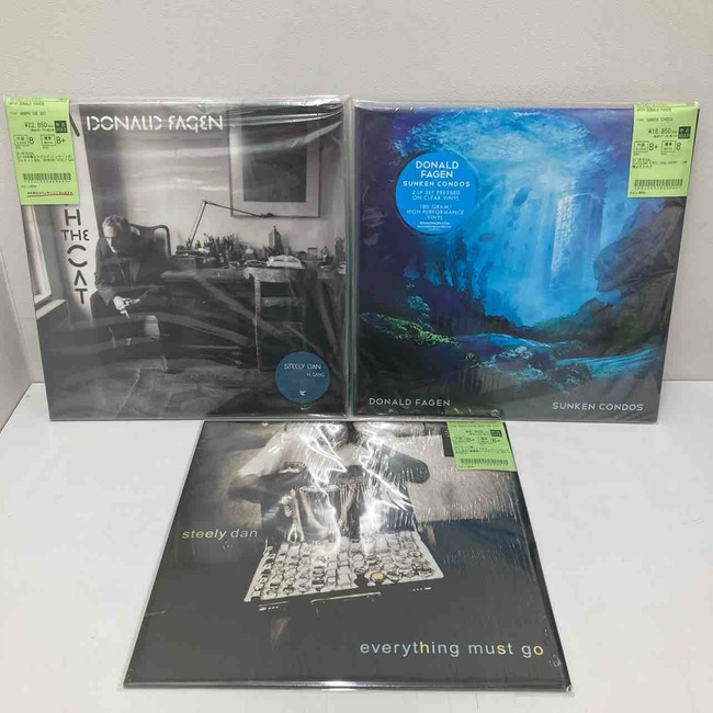 STEELY DAN】【DONALD FAGEN】の中古レコード入荷致しました
