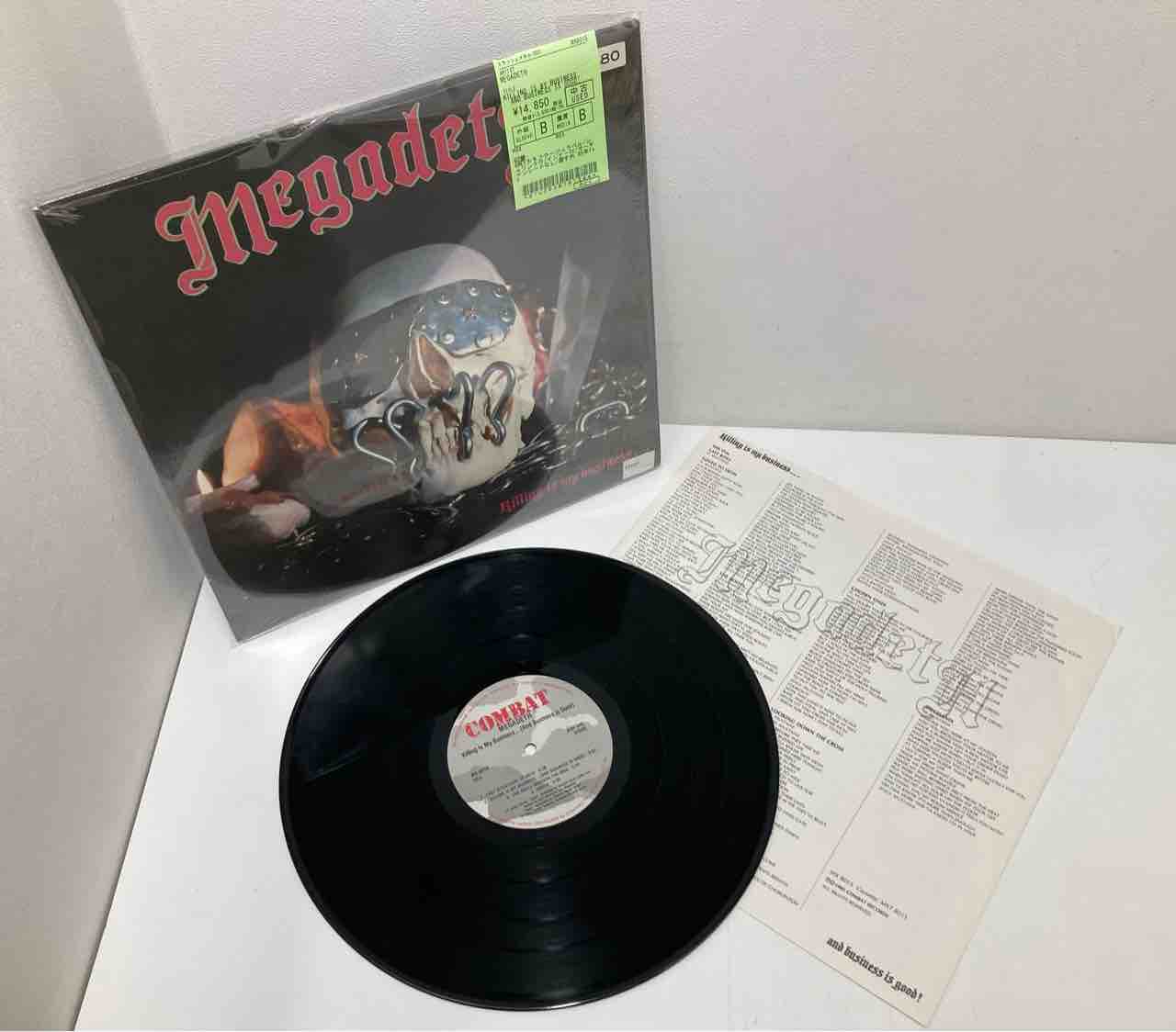 Megadeth Killing Is MyBusiness ピクチャーディスク MEGADETH PICTURE