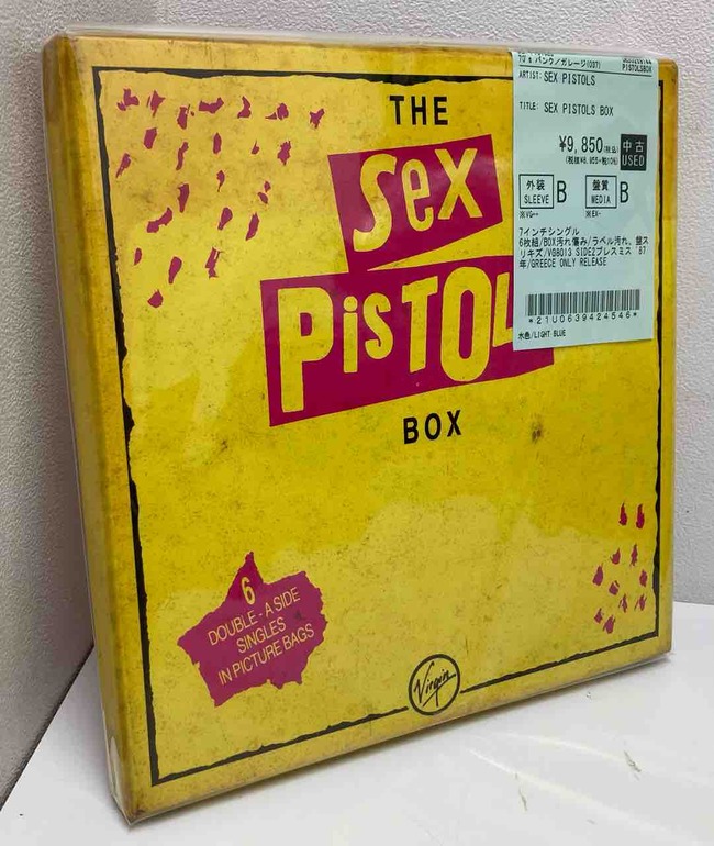 パンク】SEX PISTOLS、DAMNED中古7inchBOX,CDBOX入荷致しました パンク】SEX PISTOLS、DAMNED中古7inchBOX,CDBOX入荷致しました