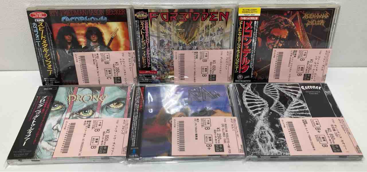 ◤メタル◢ スラッシュメタル中古CDまとまって入荷いたしました