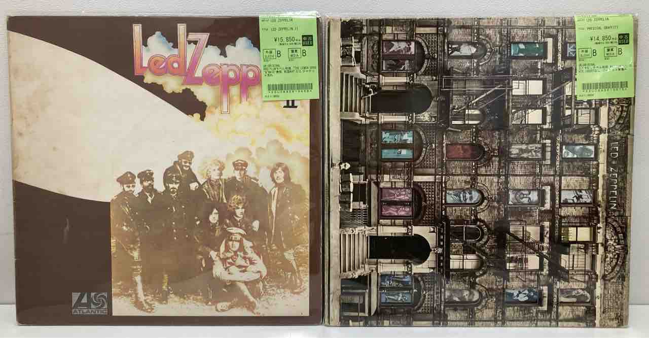 年末廃盤】『LED ZEPPELIN』各種UKオリジナル盤中古レコードや『キッス