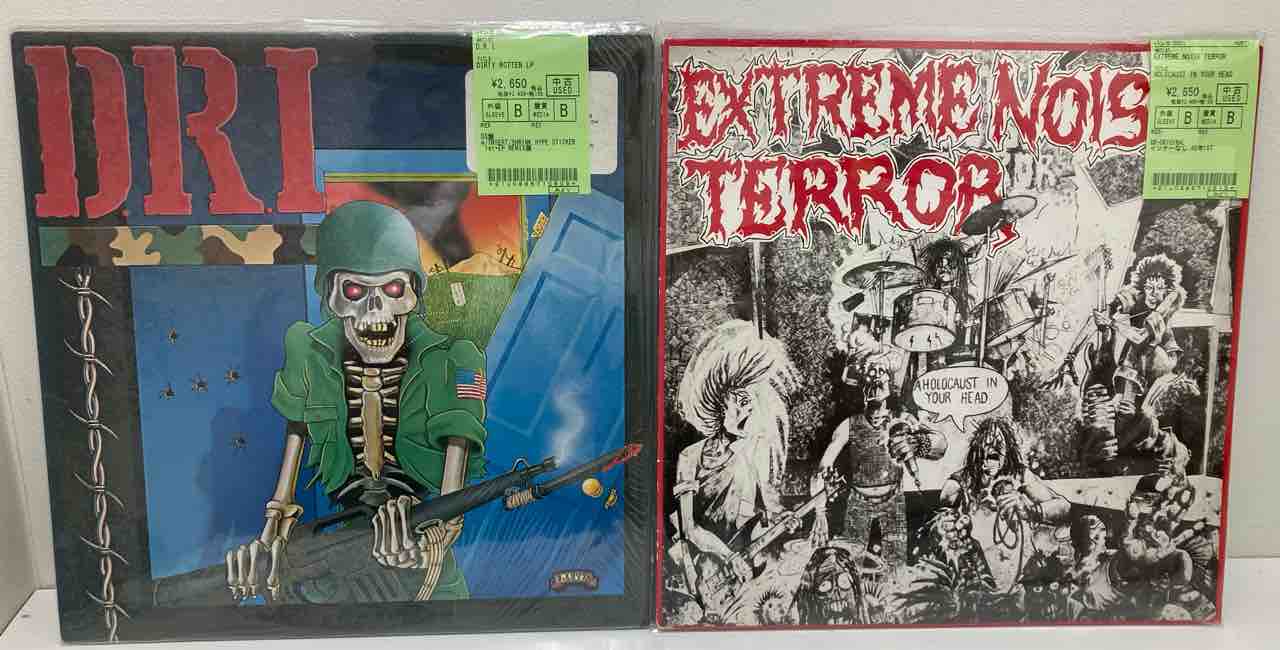 オリジナル盤を多数含む80Sハードコアの中古レコードが入荷いたしまし