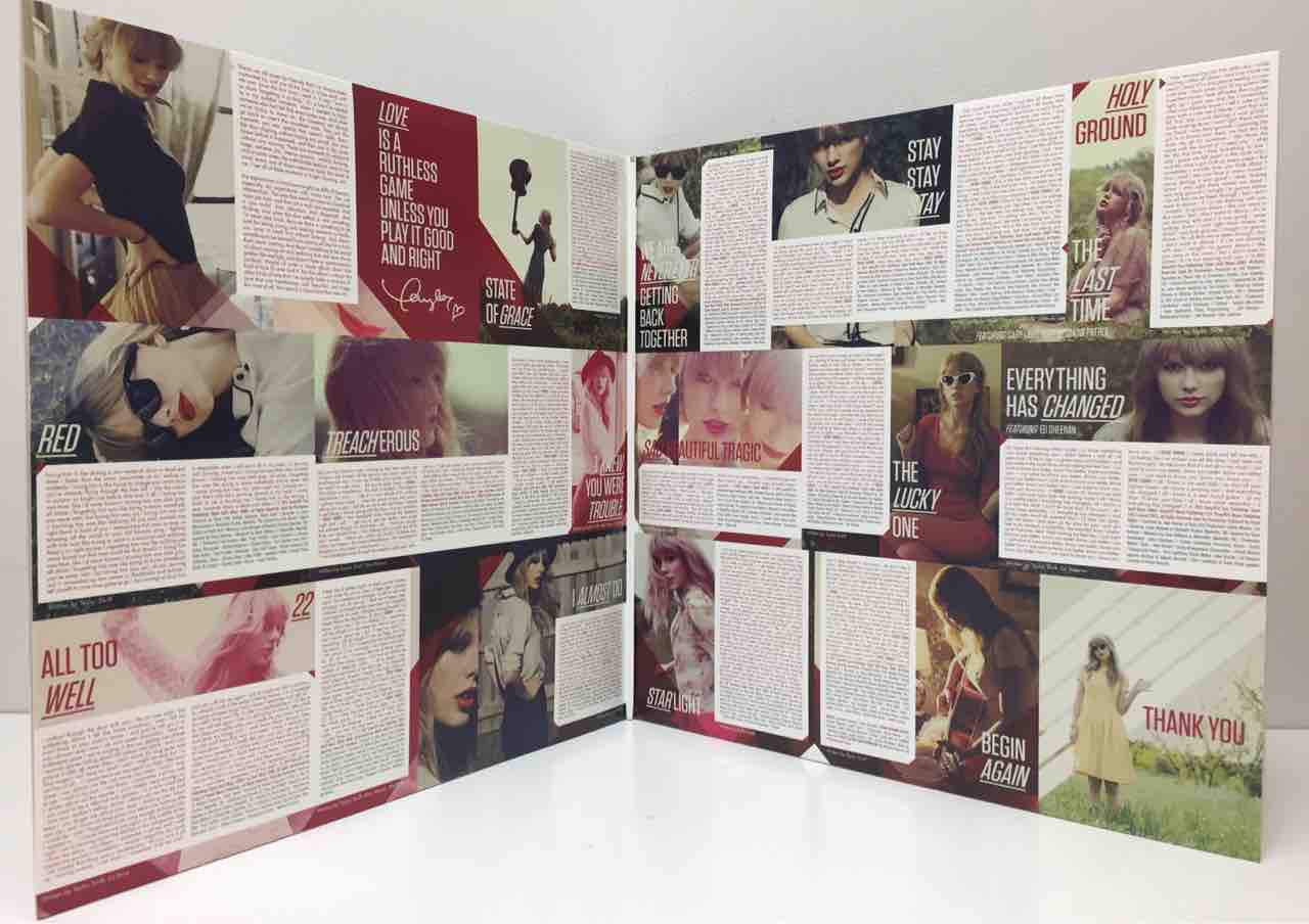 TAYLOR SWIFT / RED クリスタル・クリア・ヴァイナル仕様180グラム重量